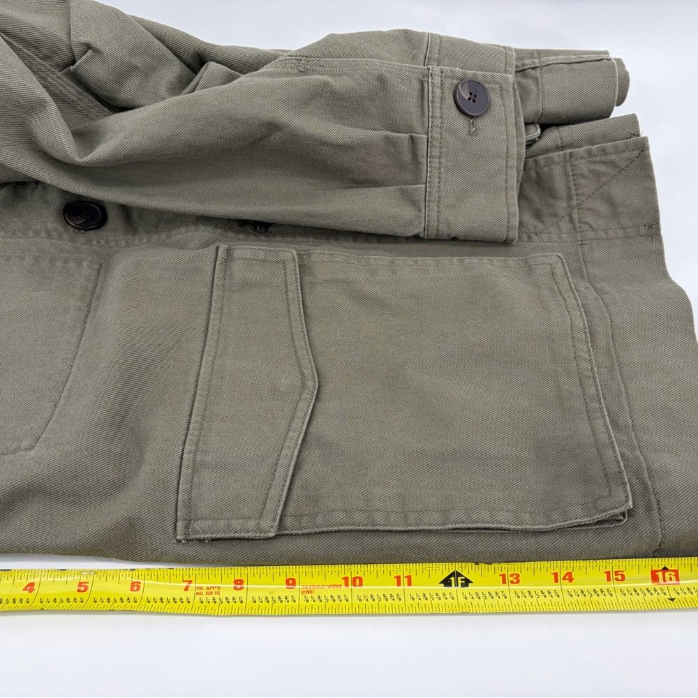 Free Assembly Women's Modern Utility Jacket Size XXL Cotton Olive Green‎ - Picture 8 of 8